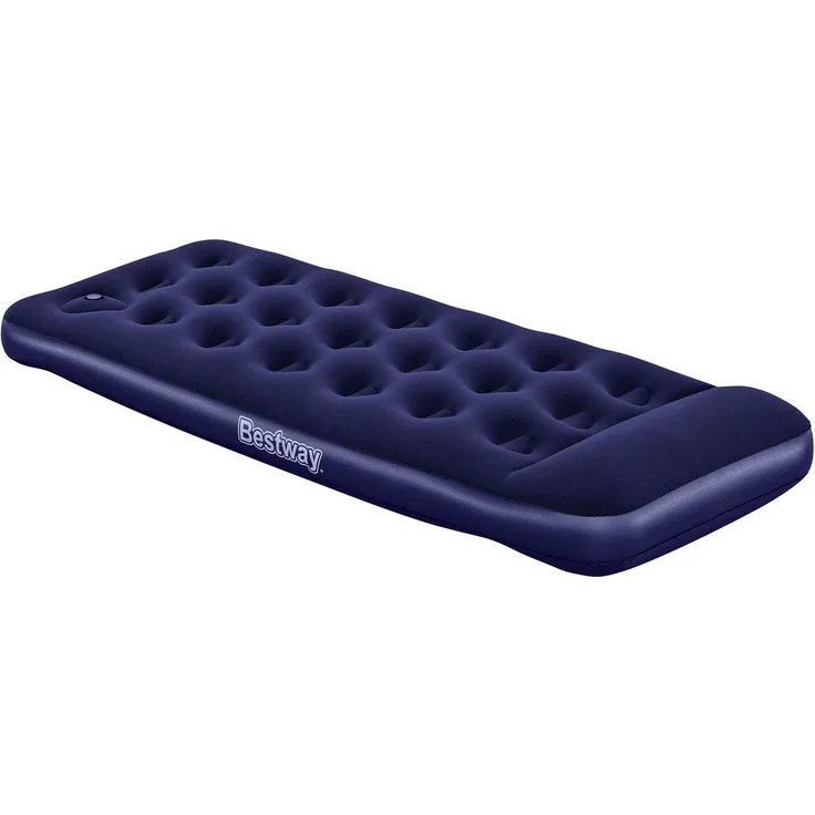 BESTWAY Luftmatratze Bestway 67223 Luftbett 185 x 76 x 28 cm mit integrierter Fußpumpe, Königs-Blau