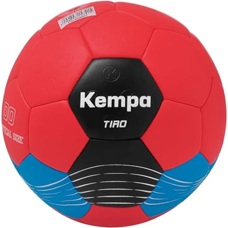 Kempa Handball Tiro, gewichtsreduzierter Trainings- und Spielball für Kinder mit griffigem Obermaterial und formstabiler Latexblase