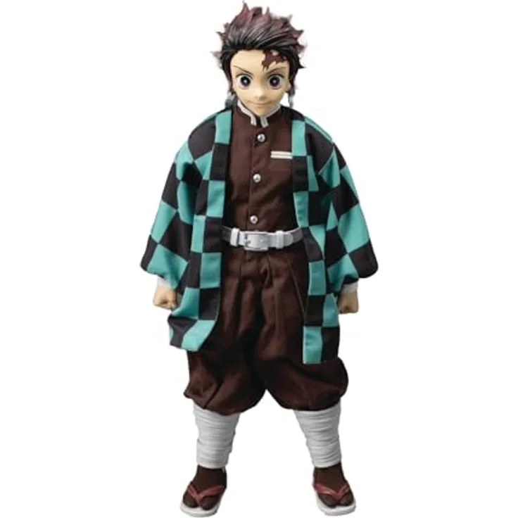 ThreeZero Demon Slayer: Kimetsu no Yaiba FigZero Actionfigur 1/6 Tanjiro Kamado, detailreiche Nachbildung aus PVC, ABS und Metall, 27 cmhöhe, inklusive Zubehör