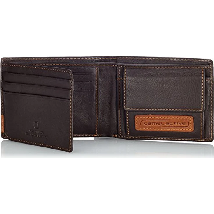 camel active California Herren Geldbörse Querformat Leder Mittelgroß Braun – Bild 5