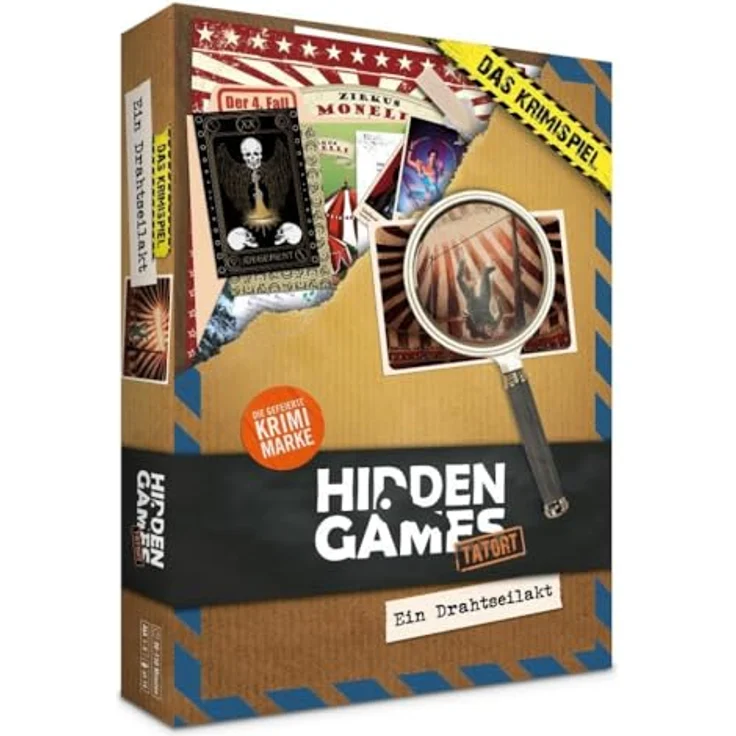 Hidden Games Ein Drahtseilakt - Krimispiel für 2-6 Detektive, deutschsprachige Ermittlungen im Zirkus Monelli – Bild 9