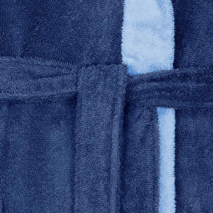 Bugatti Kapuzen-Bademantel Stefano, Herren, 100% SUPERSOFT-Baumwolle, marine blau – Bild 4