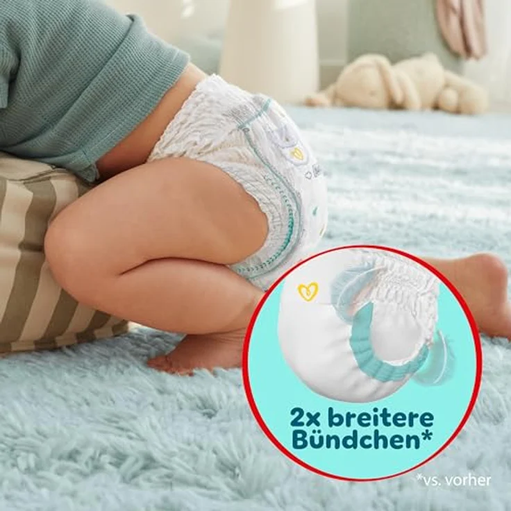 Pampers Premium Protection Pants, Windeln Größe 4, 42 Stück für 9-15 kg, mit Rundum-Auslaufschutz und elastischem Bündchen – Bild 4