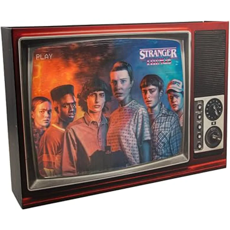 Cinereplicas - Stranger Things Deluxe Adventskalender 2024 - Offizielle Lizenz, Lentikularbox mit 24 einzigartigen Geschenken in offizieller Stranger Things-Optik