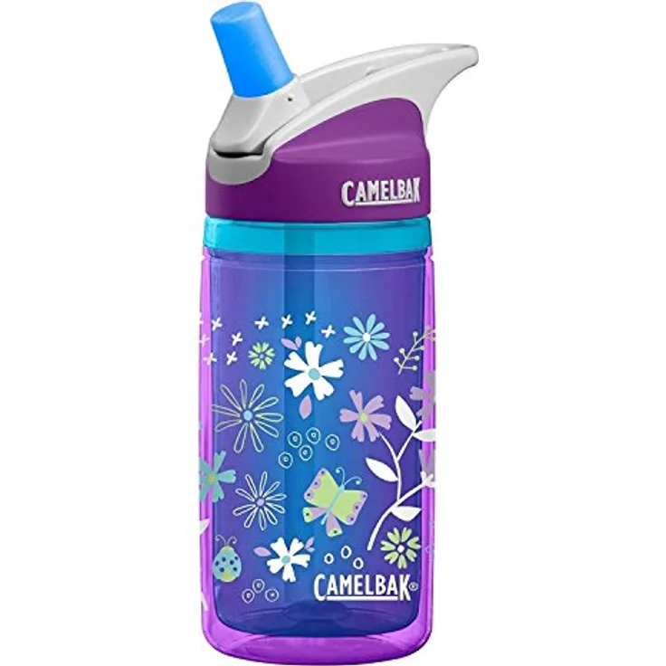 Camelbak Kindertrinkflasche Isoliert Eddy 400 ml , Purple Flowers