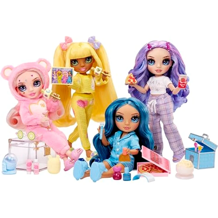Rainbow High Anziehpuppe Junior High PJ Party Fashion Doll Violet (Purple) – Bild 6