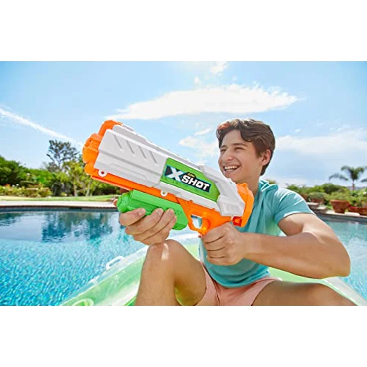 XSHOT X-Shot Epic Fill Blaster, Wasserblaster mit 1000 ml Wasserkapazität und Fast-Fill Technologie, blau – Bild 5