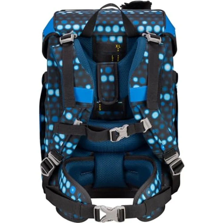 DerDieDas Schulranzen Set 5-TLG. ErgoFlex Tiny Superflash Blue Robot, ultraleicht mit ergonomischer Unterstützung – Bild 5