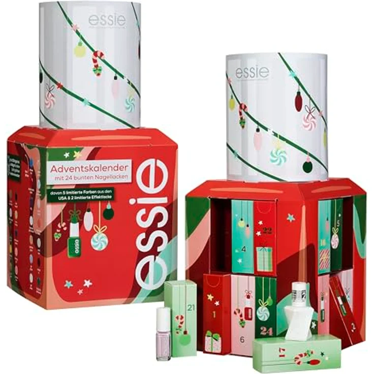 essie Adventskalender Essie Adventskalender 2024, Nagellack-Adventskalender mit 3D Design und exklusiven USA-Lacken – Bild 2