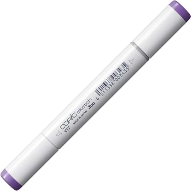 Copic COPIC Sketch Marker Typ V - 17, Amethyst, professioneller Pinselmarker mit Super-Brush-Spitze und Medium-Broad-Spitze, schnelltrocknend und wischfest – Bild 4