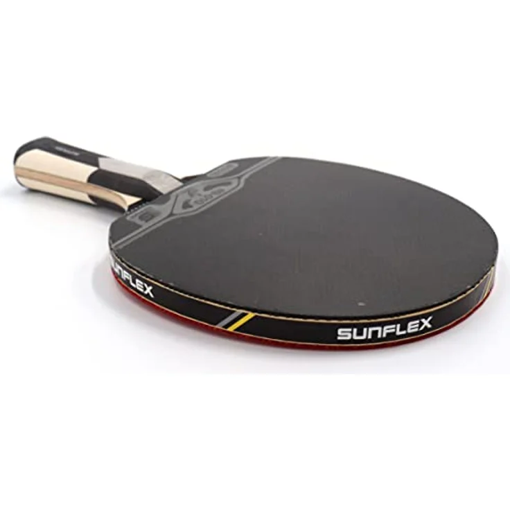 Sunflex Supreme Soft Carbon, Tischtennisschläger für Wettbewerb, ITTF-zertifiziert mit Ergo Grip und 2,2 mm Schaum – Bild 7