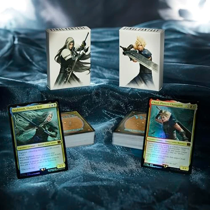 Wizards of the Coast MTG - Final Fantasy Starter Kit (EN), Sammelkarten-Set mit 2 spielfertigen Decks und 60 Karten je Deck, inklusive 2 Foilkarten und 2 Arena Code-Karten – Bild 4