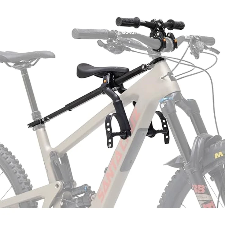 SHOTGUN Kids Ride Shotgun, Kindersitz & Lenker-Set für Kinder von 18 Monaten bis 5 Jahren, verstellbar, Frontmontage, kompatibel mit E-Bikes und modernen Mountainbikes – Bild 1