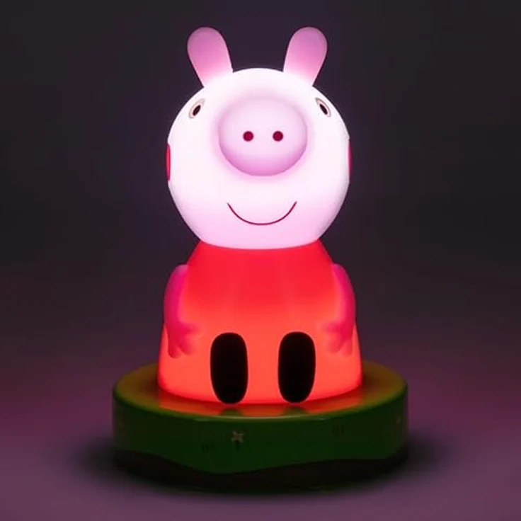 Paladone Peppa Pig Icon Light, 11 cm Nachtlicht in Blau, batteriebetrieben (2x AAA, nicht enthalten) – Bild 5