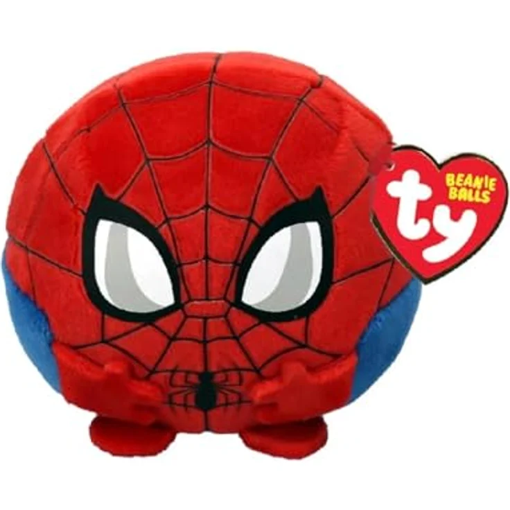 TY Ty Beanie Bälle umarmen 10 cm, Marvel Spider-Man, leuchtende Farben, gewichtet, Sammlerstück – Bild 2