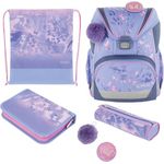 Herlitz Schulranzen UltraLight Plus, Butterfly Paradise, befüllt, OEKO-TEX zertifiziert, unter 750 g, wasserabweisend