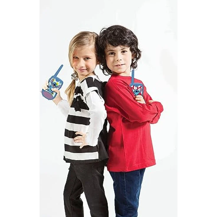 Lexibook Disney Stitch Walkie Talkies mit Gürtelclip, 200 Meter Reichweite für Kinder – Bild 3