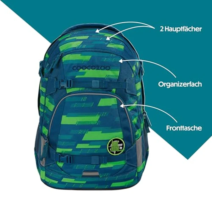 Coocazoo Mate Lime Stripe - Preisvergleich – Bild 4