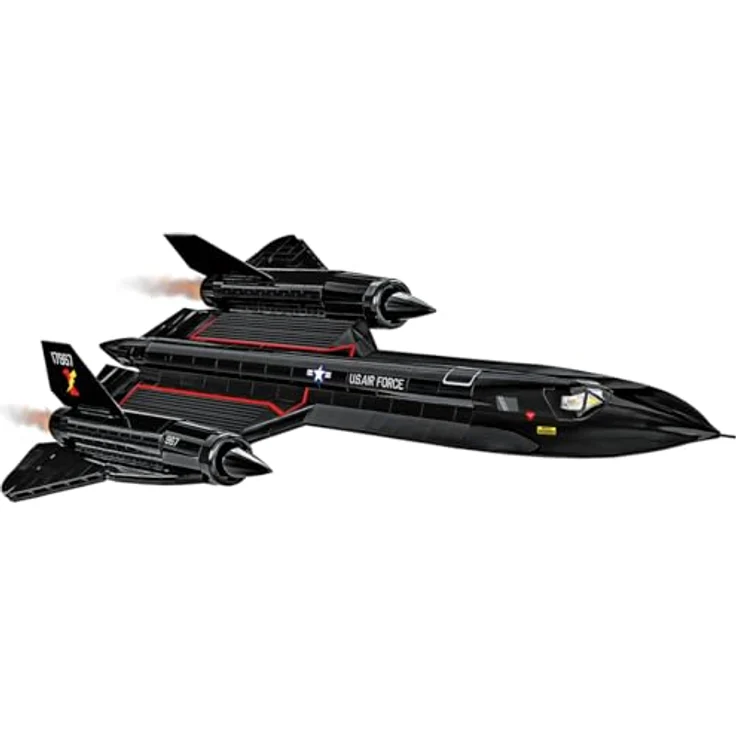 COBI Lockheed SR-71 Blackbird, US Militär Flugzeug, 1:48, 1374 Teile Bausatz, authentische Nachbildung mit präzisen Details – Bild 1