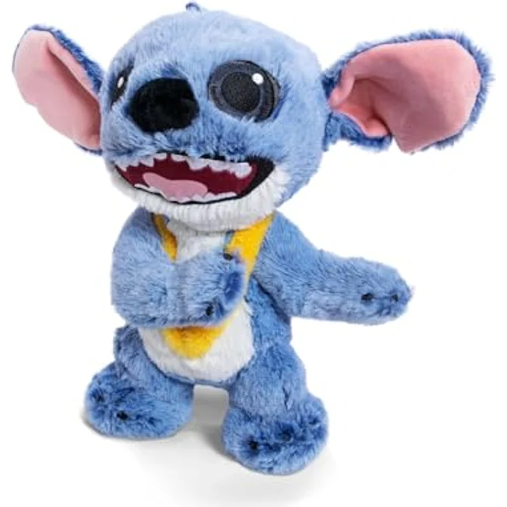 Simba Toys Disney Stitch Lei The Movie, Plüschfigur 25 cm mit Hawaiianischer Lei, offiziell lizenziert, geeignet ab 0 Monaten – Bild 3
