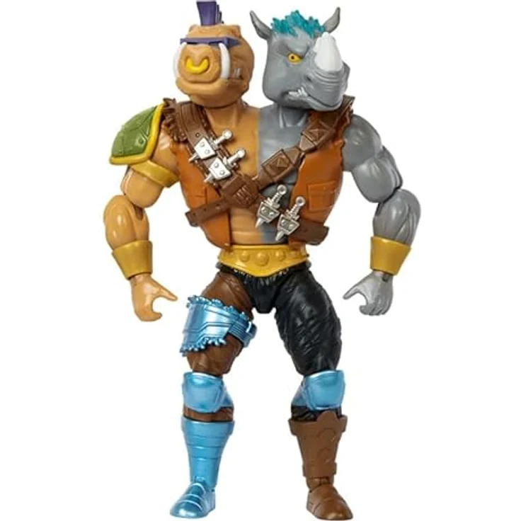 Masters of the Universe Mattel x Turtles of Grayskull 2-Bopsteady Action Figure, 18 cm, mit 30 Artikulationspunkten und originalgetreuem Zubehör, HVJ66 – Bild 2