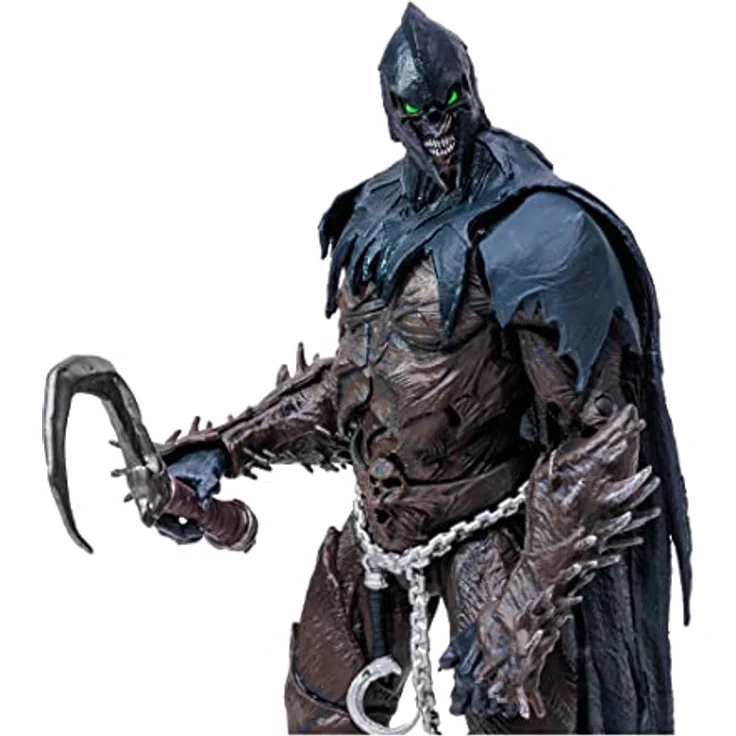 McFarlane Spawn Actionfigur Raven Spawn (Small Hook), 18 cm mit 22 Artikulationspunkten und Sammelkarte – Bild 3