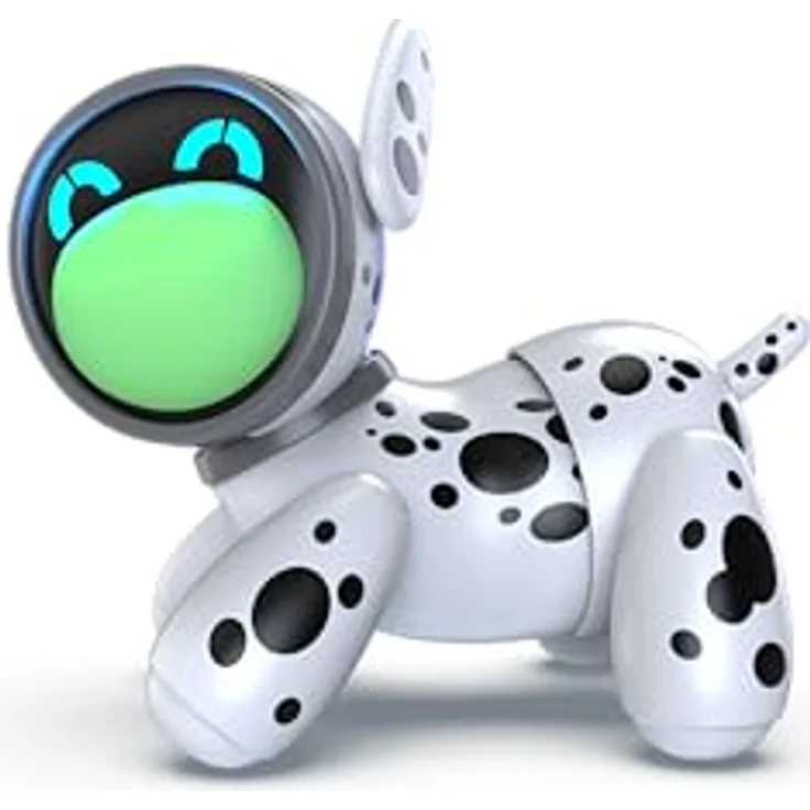 Silverlit RC-Roboter Jiggo, interaktiver Roboterhund mit Farbwechsel-Nase und Berührungssensor, shake to jiggle – Bild 6