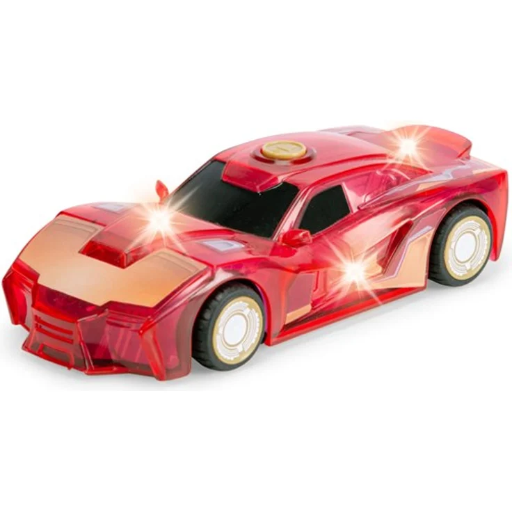 Jada Toys MarvEvi LOVE Light Hero Iron Man 1:32, Spielzeugauto mit Rückziehautomatik, Licht- und Soundfunktionen – Bild 6