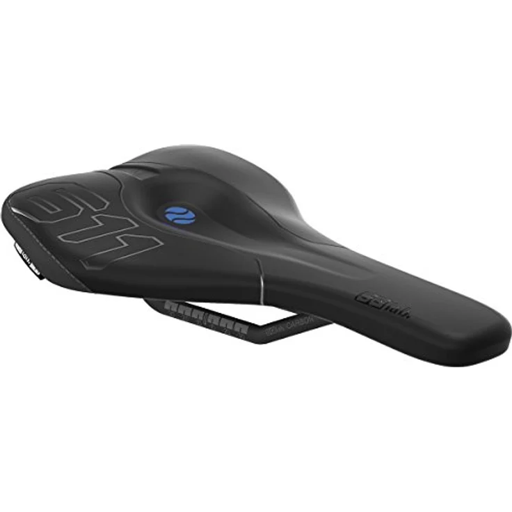 SQlab 611 Ergowave Carbon, MTB Tech & Trail Fahrradsattel in Unisex, 12-15 cm Breite, Kevlarverstärktes Heck, für All-Mountain und Enduro geeignet – Bild 1
