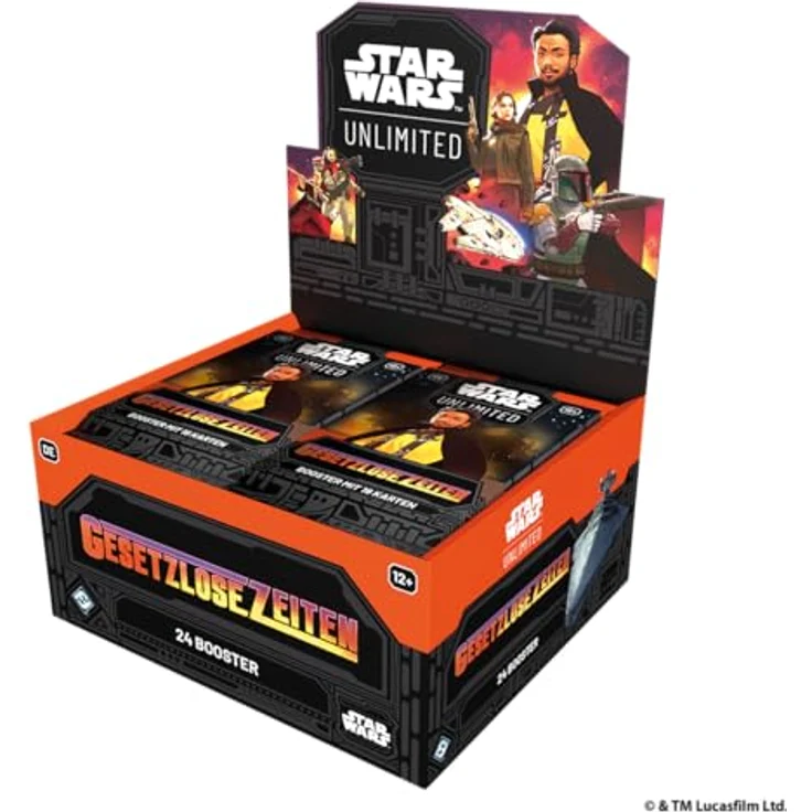Asmodee - FFG - Star Wars: Unlimited Trading Card Game - Gesetzlose Zeiten - Booster Display (24 Booster Packs), TCG für 2+ Spieler, geeignet ab 12 Jahren, Deutsch – Bild 2