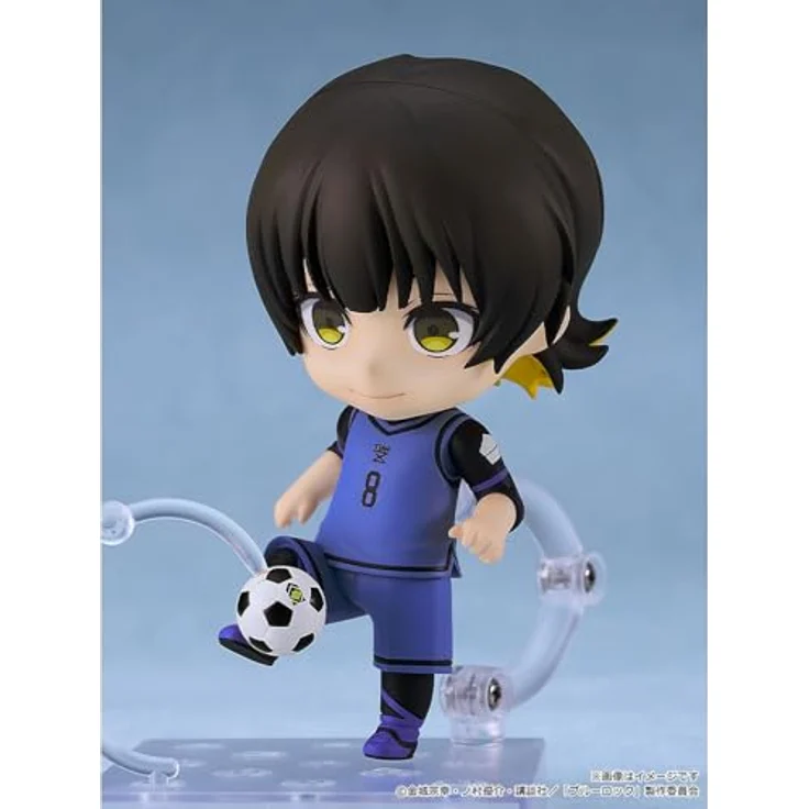 Orange Rouge Blue Lock Nendoroid Actionfigur Bachira Meguru, 10 cm, detailreich, aus Kunststoff, inkl. Fensterbox – Bild 3
