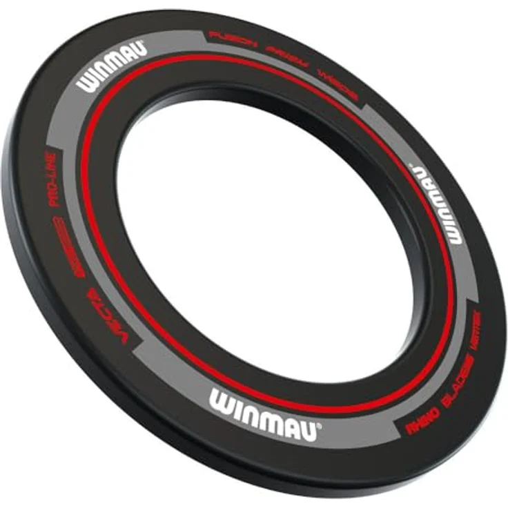 Winmau Auffangring "Advance - 4452", schwarzer Catchring für Sisal-Dartboards, 68 cm Durchmesser, robuste Wand- und Bodenschutzfunktion – Bild 4