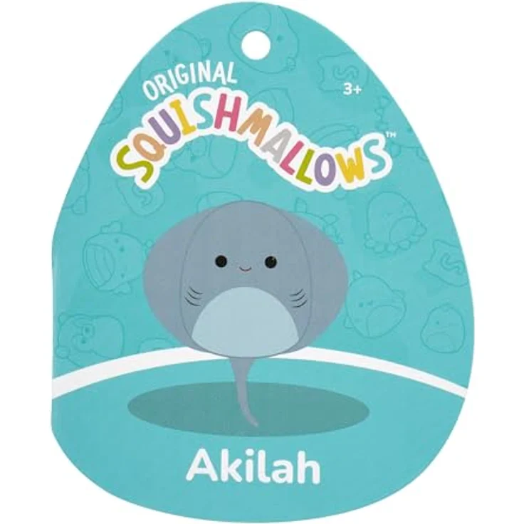 Squishmallows SQCR06619 - Akilah der Stachelrochen 30 cm, offizielles Jazwares Plüsch, superweiches Kuscheltier – Bild 5