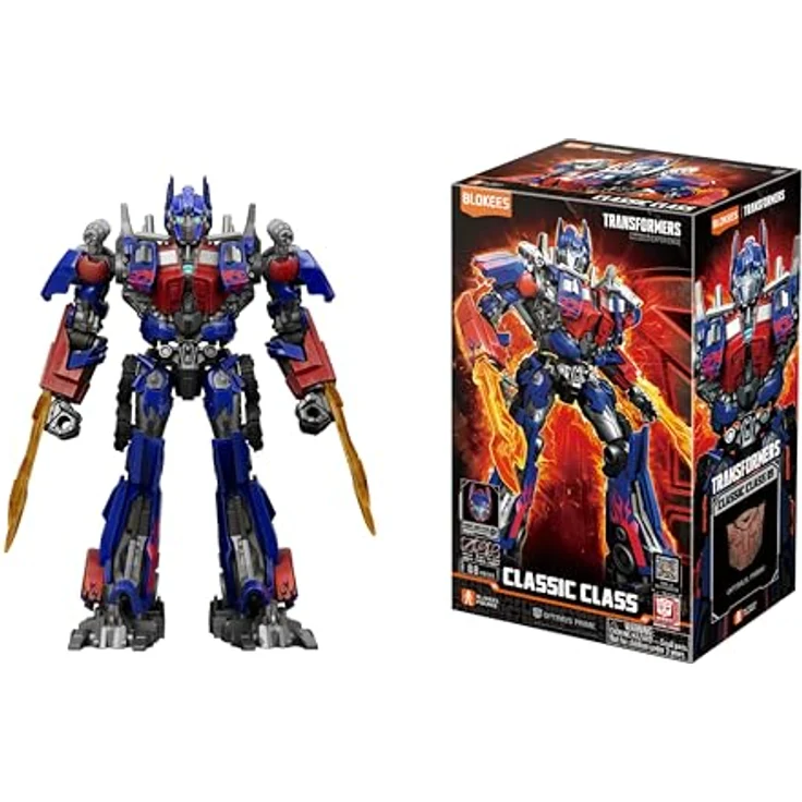 Simba Toys Blokees Transformers Optimus Prime, Bausatz bewegliche Figur mit 20 beweglichen Punkten und leuchtenden Augen, 88 Teile, ab 12 Jahren – Bild 2