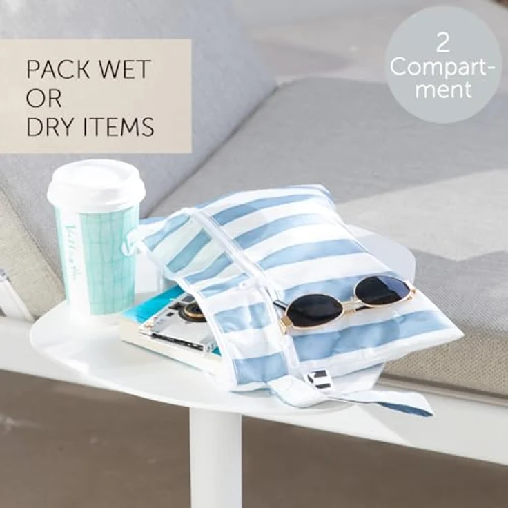 Bumkins Roamio wasserdichte Clutch, praktische Nasstasche für Stoffwindeln & Reiseorganisation, BPA-frei, Schwarz – Bild 2