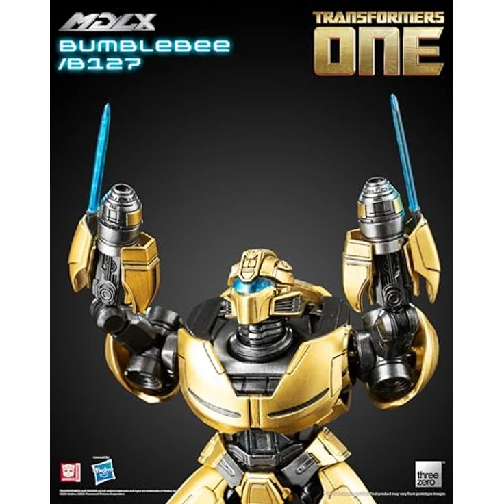 THREEZERO Transformers MDLX Actionfigur Bumblebee/B127, 12 cm, mit Zubehör in Fensterbox aus ABS, POM, PVC, Zinklegierung und Metallteilen – Bild 10