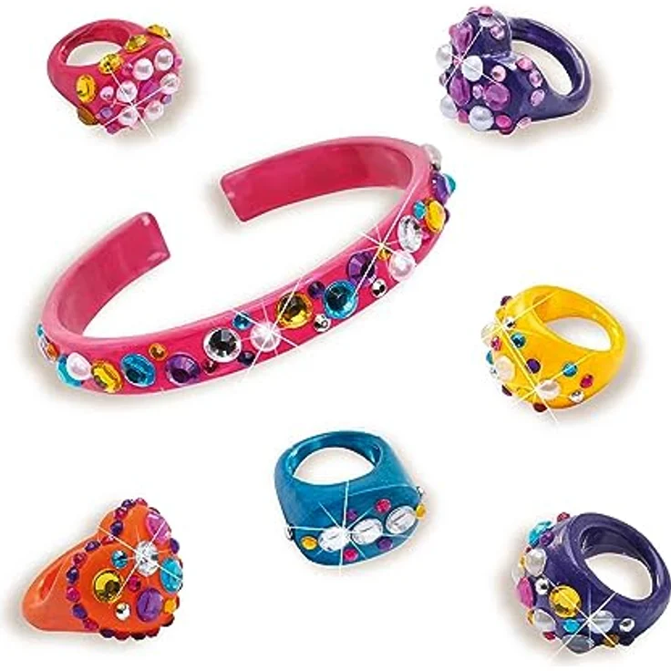SES Creative 14706 Diamanzo Ringe und Armbänder, Diverse Farben – Bild 3
