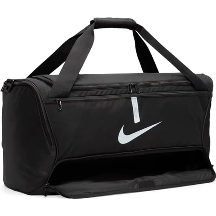Nike Sporttasche NK ACDMY TEAM M DUFF BLACK/BLACK/WHITE, Strapazierfähiges Design mit vielen Fächern – Bild 7