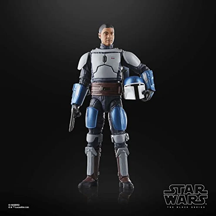 Star Wars The Black Series Mandalorian Fleet Commander Action-Figur, 15 cm, mit 3 Accessoires aus der Live-Action-Serie "The Mandalorian" – Bild 5