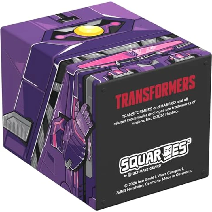 Squaroes SQR100233 - Squaroes Squaroe Transformers TR007 - Shockwave - Deckbox für bis zu 100 Karten, umweltfreundlich, robust und vollflächig bedruckt – Bild 7
