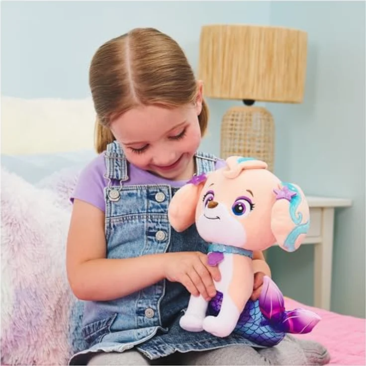 GUND PAW Patrol Aquapups Coral - 23 cm Plüschfigur zum Kuscheln und fantasievollem Spielen, für Kinder ab 1 Jahr – Bild 4