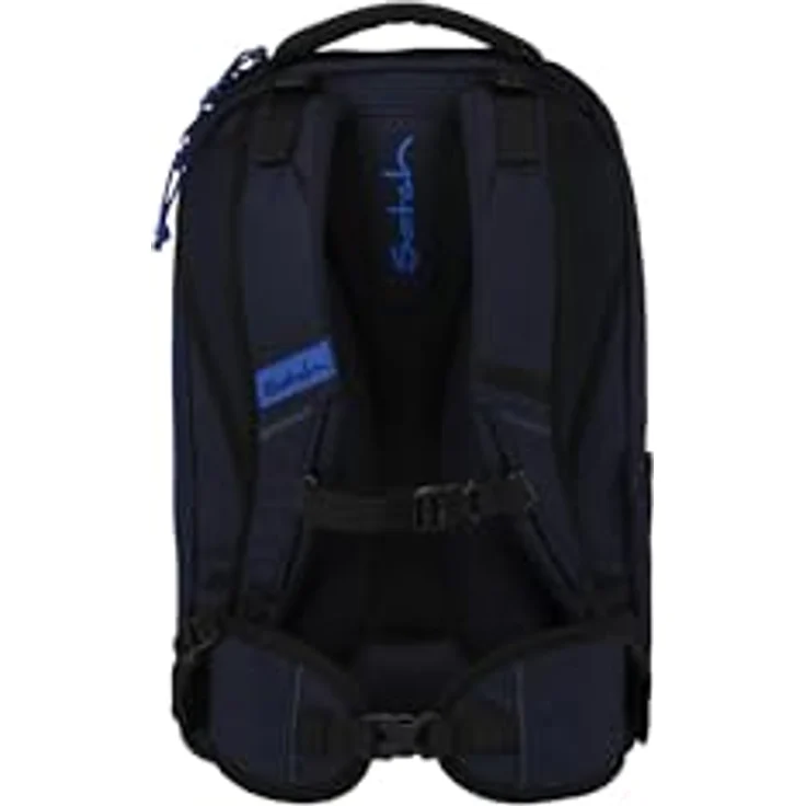 Satch con:next Schulrucksack, ergonomisch und wasserdicht, leicht mit Laptopfach und Heftebox, Urban Dark Blue - Blau – Bild 4