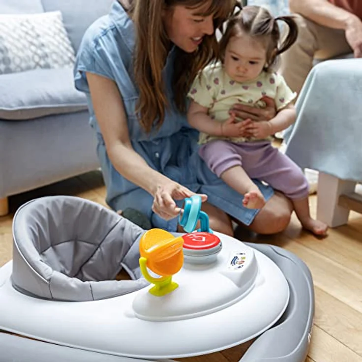Bebeconfort Explorer Lauflernhilfe, mit abnehmbarem Aktivitätstablett, Einfach zusammenklappbare Lauflernhilfe für Babys, von 6-18 Monaten, bis zu 12kg, Gray Mist – Bild 11