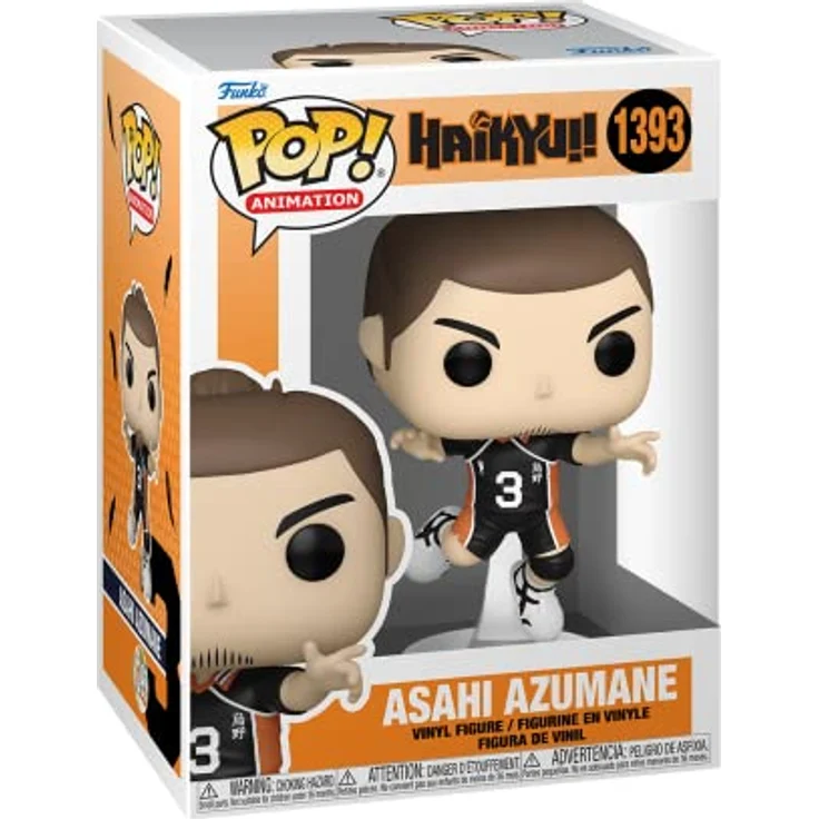 Funko Pop! Animation: Haikyu - Asahi - Vinyl-Sammelfigur, ca. 9,5 cm, hochwertiges Vinyl, ideales Geschenk für Haikyu! Fans, Sammlerstück für Kinder und Erwachsene – Bild 2