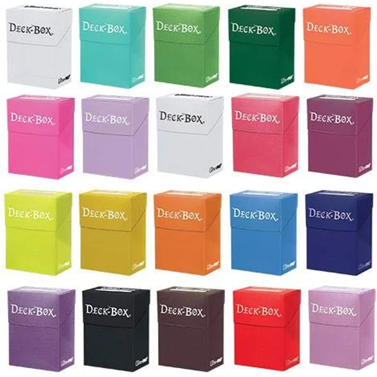 AMIGO 6 x Ultra Pro Deck-Boxen, Mehrfarbig, Flip-Top für Sammeln und Aufbewahren von Karten (Pokemon, Magic The Gathering, usw.) – Bild 1