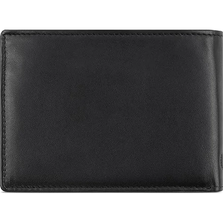 Bugatti Primo Geldbeutel Männer Leder - Geldbörse Herren Schwarz - Portmonaise Portemonnaie Portmonee Brieftasche Wallet Ledergeldbeutel – Bild 3