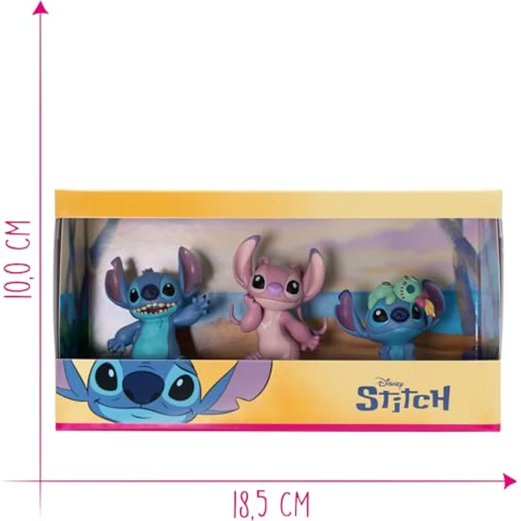 Bullyland Stitch Geschenkset, detailgetreue 6 cm Disney Sammelfiguren aus Lilo & Stitch, ideal als Spielzeug und Dekoration für Kinder ab 3 Jahren, 12591 – Bild 2