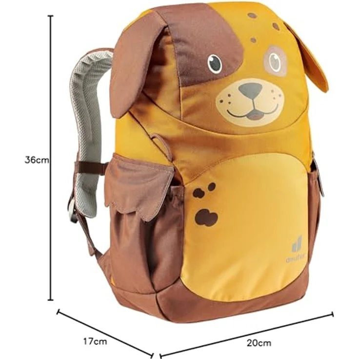 Deuter Kikki Kinderrucksack, 28 cm, Kindergartenrucksack aus 100% Polyester, braun – Bild 13