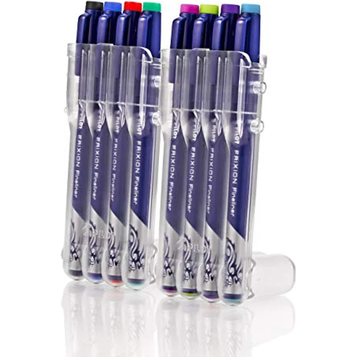 Pilot FriXion Evolutive, Mehrfarbige Schreibstifte, 8er Set mit löschbarer Tinte – Bild 2