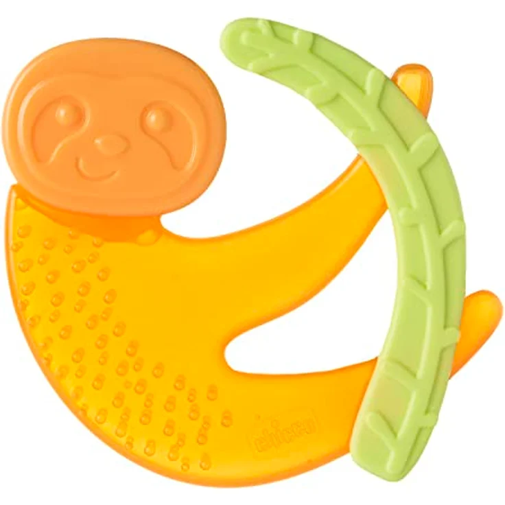 Chicco Beißring Fresh&Relax Affe oder Faultier, 4M+, gefüllt mit sterilem Wasser – Bild 8